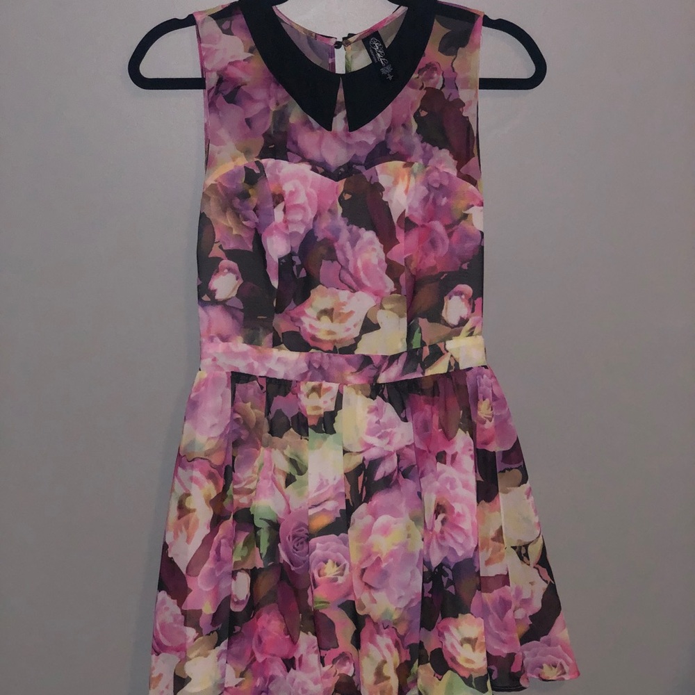 pink floral aeropostale dress